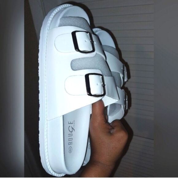 Double Buckle sandals sz 9 - Picture 5 of 5